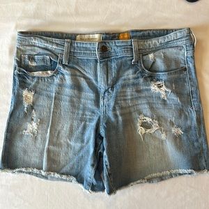 Anthropologie Pilcro and the Letterpress jean shorts